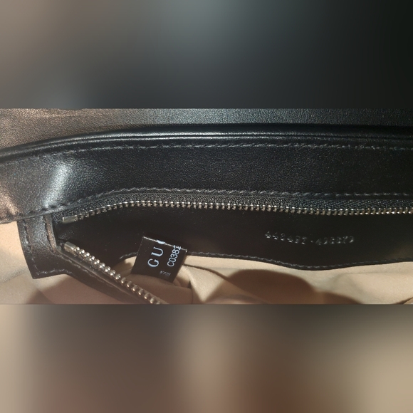 Authentic GUCCI Silver GG Black Aria Matelasse/Marmont Small Shoulder Bag - Picture 14 of 16